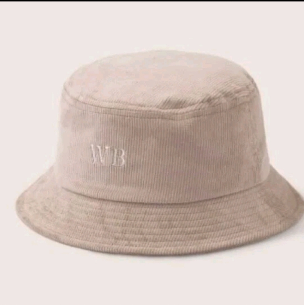 NWT Will & Bear Perry Bone Beige Cordury Bucket Hat Unisex New With Tags M